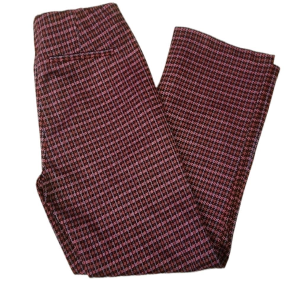 ECRU Houndstooth Trousers Size S